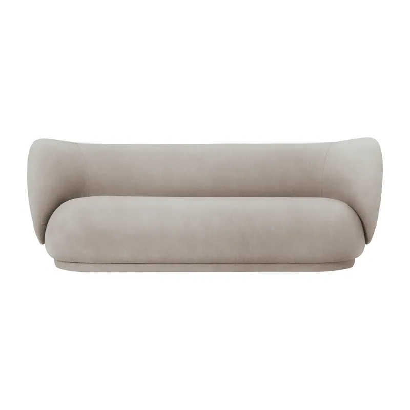 Rico Sofa 3-Sitzer Brushed sand von Ferm Living – Produktfoto