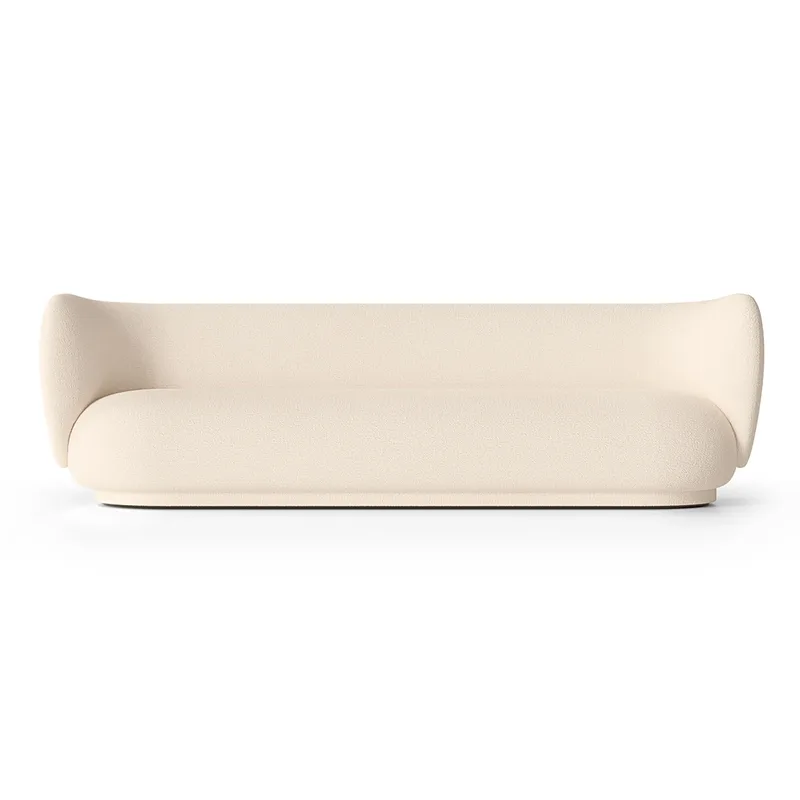 Rico Sofa bouclé 4-Sitzer Wool bouclé offwhite by Ferm Living – product photo