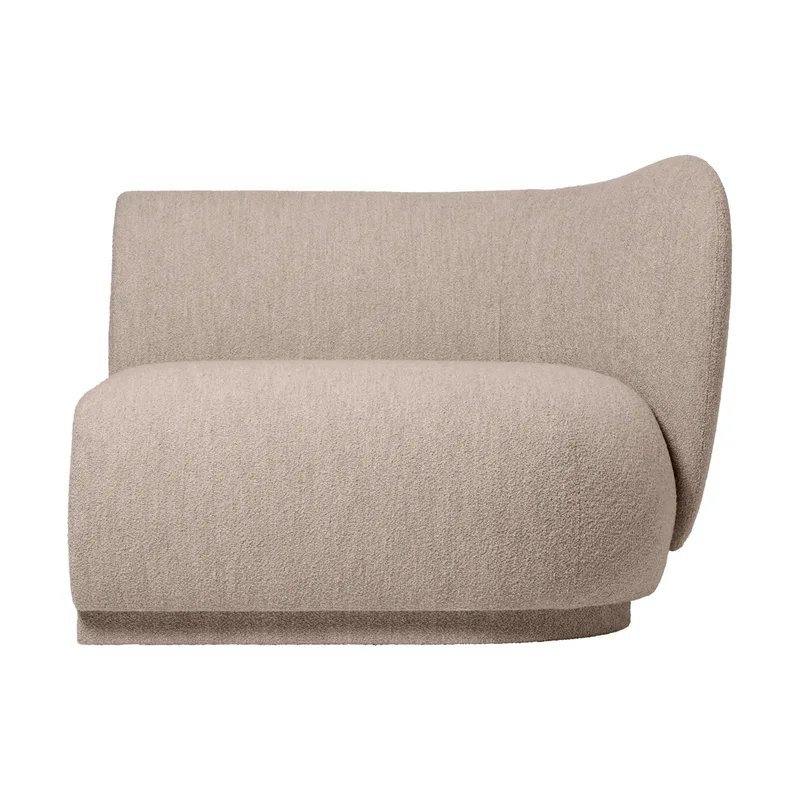 Rico Sofa-Modul Armrest R Soft Bouclé Natural van Ferm Living – productfoto