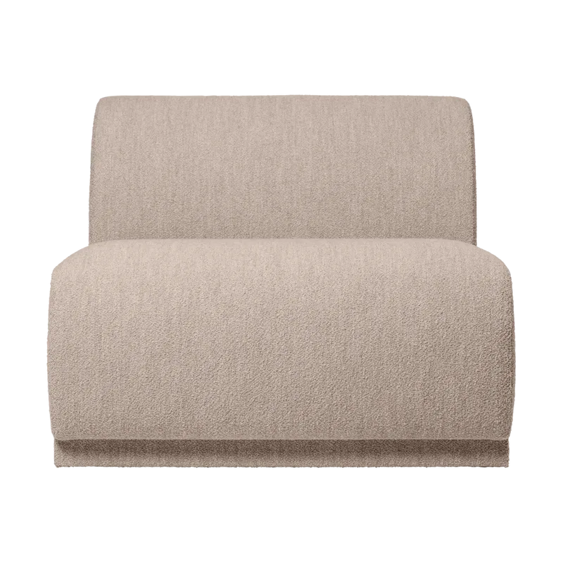 Rico Sofa-Modul Center Soft Bouclé Natural von Ferm Living – Produktfoto