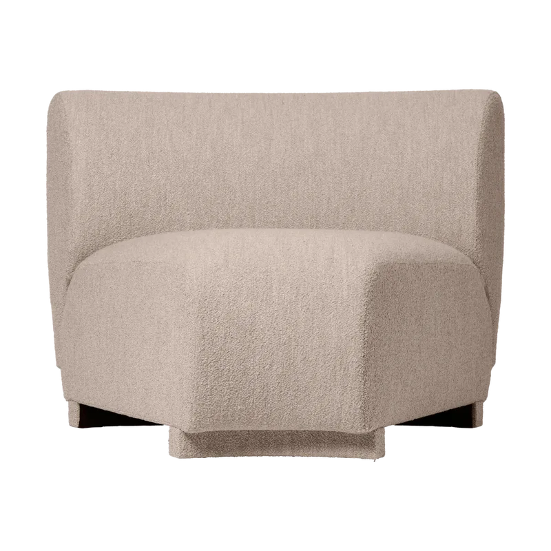 Rico Sofa-Modul Corner 45 Soft Bouclé Natural by Ferm Living – product photo