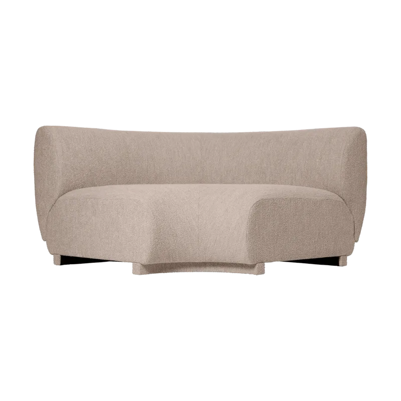 Rico Sofa-Modul Corner 90 Soft Bouclé Natural by Ferm Living – product photo