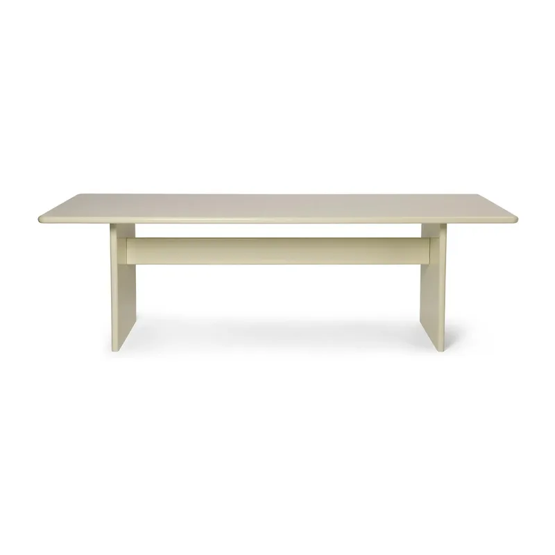 Rink Esstisch large 240 x 90 x 74cm Eggshell by Ferm Living – product photo