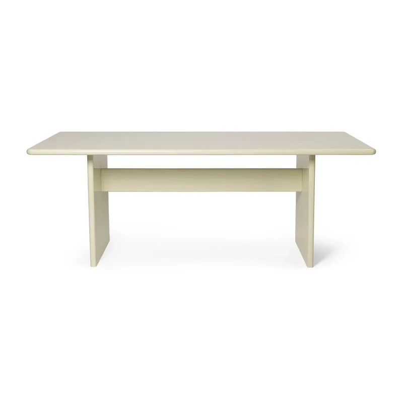 Rink Esstisch small 200 x 90 x 74cm Eggshell von Ferm Living – Produktfoto