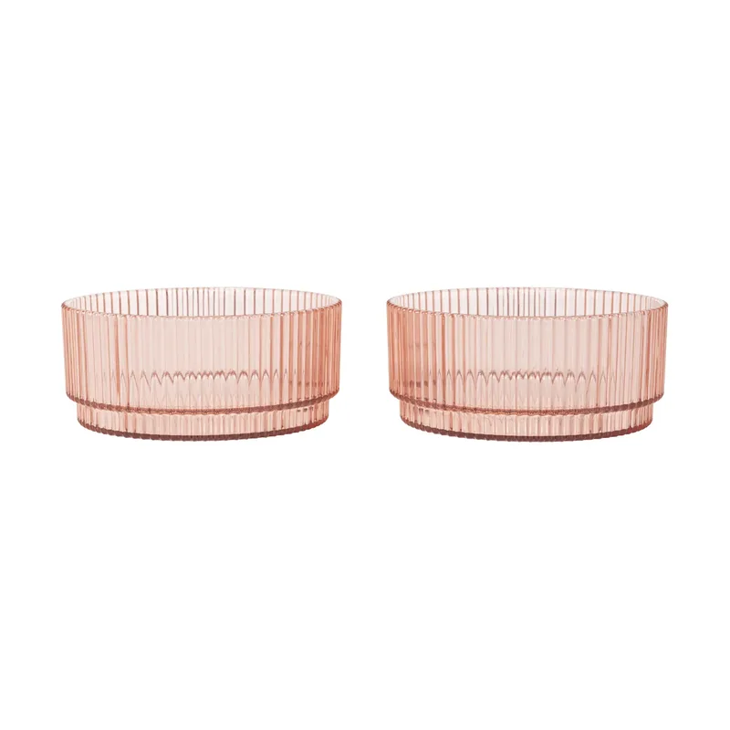 Ripple kids Schüssel Blush, 2-teilig von Ferm Living – Produktfoto