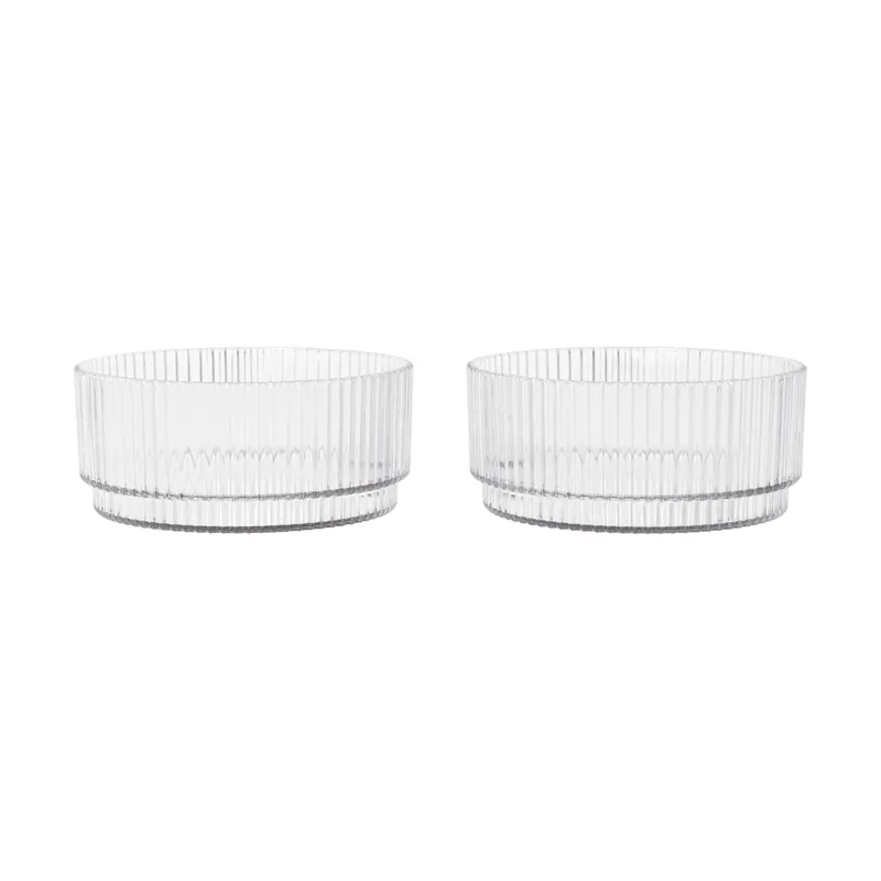 Ripple kids Schüssel Clear, 2-teilig by Ferm Living – product photo