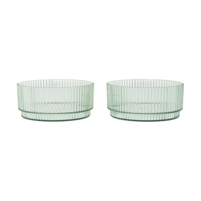 Ripple kids Schüssel Teagrün, 2er-Pack de Ferm Living – photo du produit