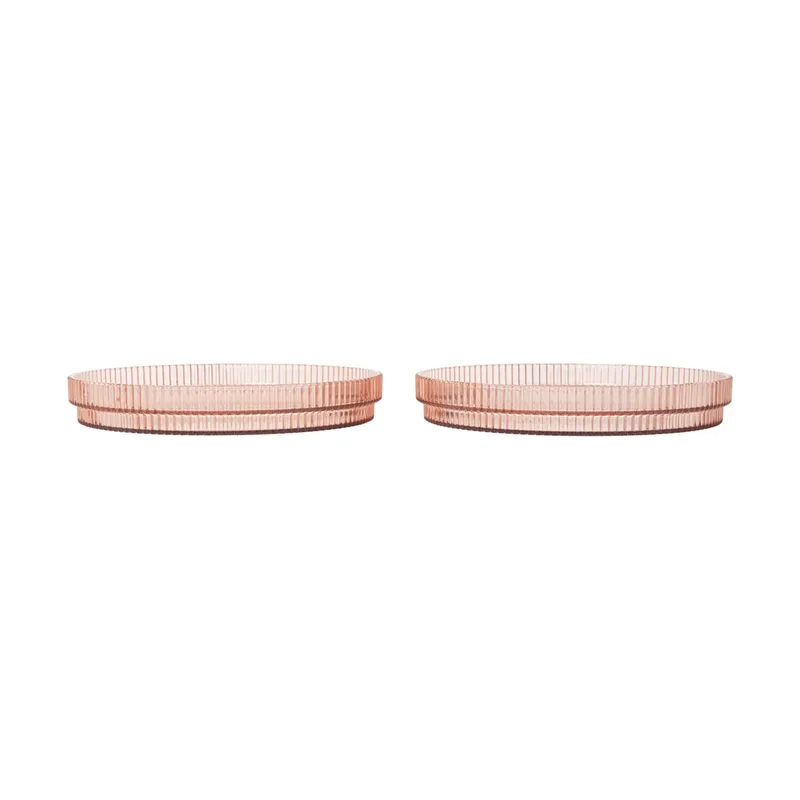 Ripple Kids Teller Blush, 2-teilig de Ferm Living – photo du produit