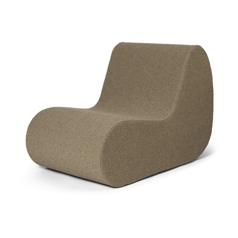 Rouli center module pure bouclé Modulsofa Sand by Ferm Living – product photo