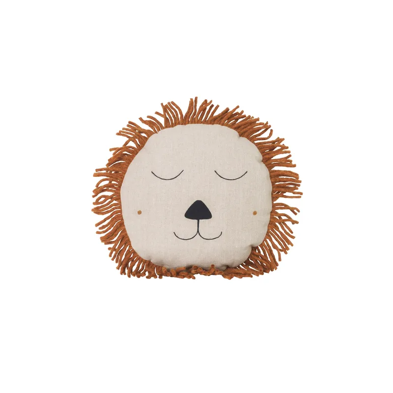 Safari Kissen Löwe Natural by Ferm Living – product photo