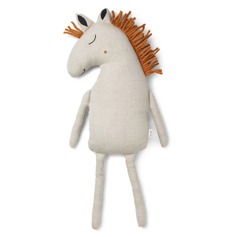 Safari Kissen Pferd Beige von Ferm Living – Produktfoto