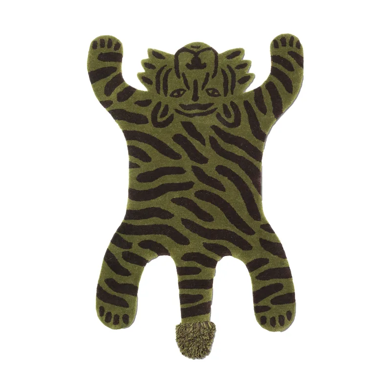 Safari Teppich Tiger von Ferm Living – Produktfoto