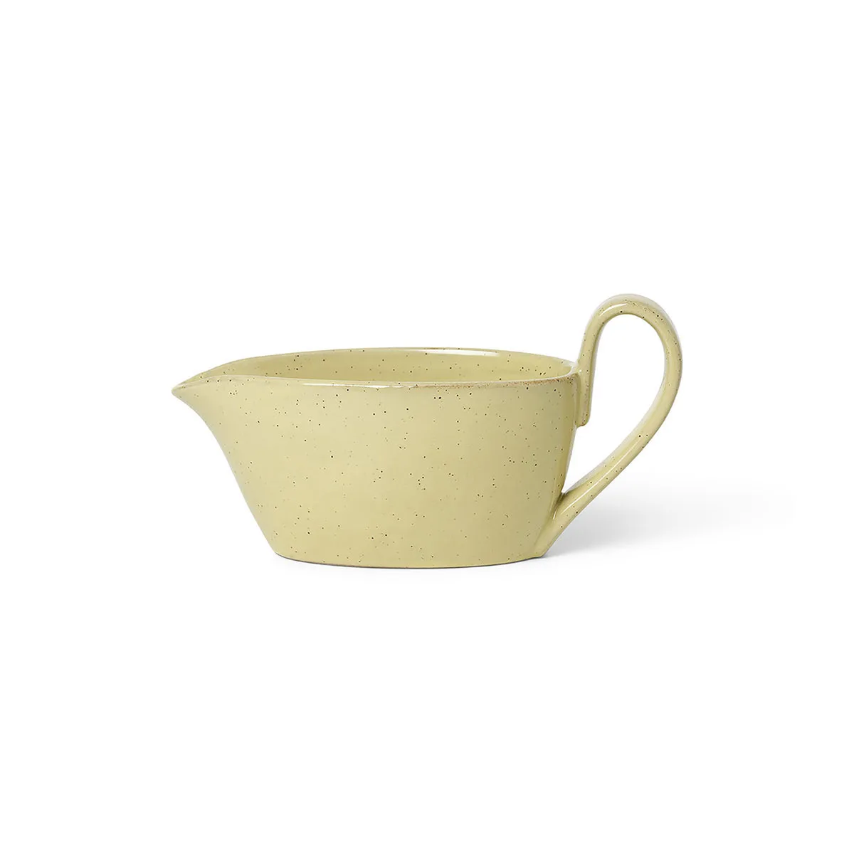 Sauciere Flow - Gelb - emailliertes Porzellan van Ferm Living – productfoto