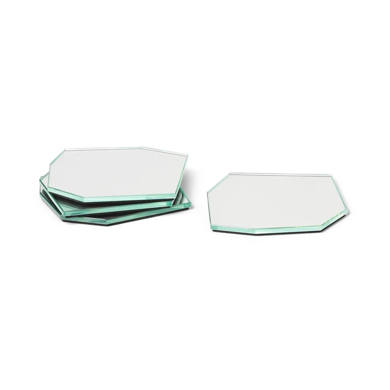 Shard Glasuntersetzer 4er Pack Mirror by Ferm Living – product photo