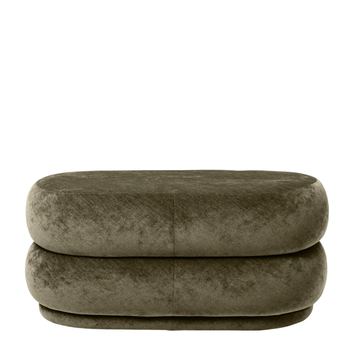 Sitzkissen Round - Grau - Velours - Designer Trine Andersen van Ferm Living – productfoto