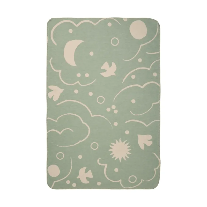 Skye Decke Tea green-parchment, 80x120 cm by Ferm Living – product photo