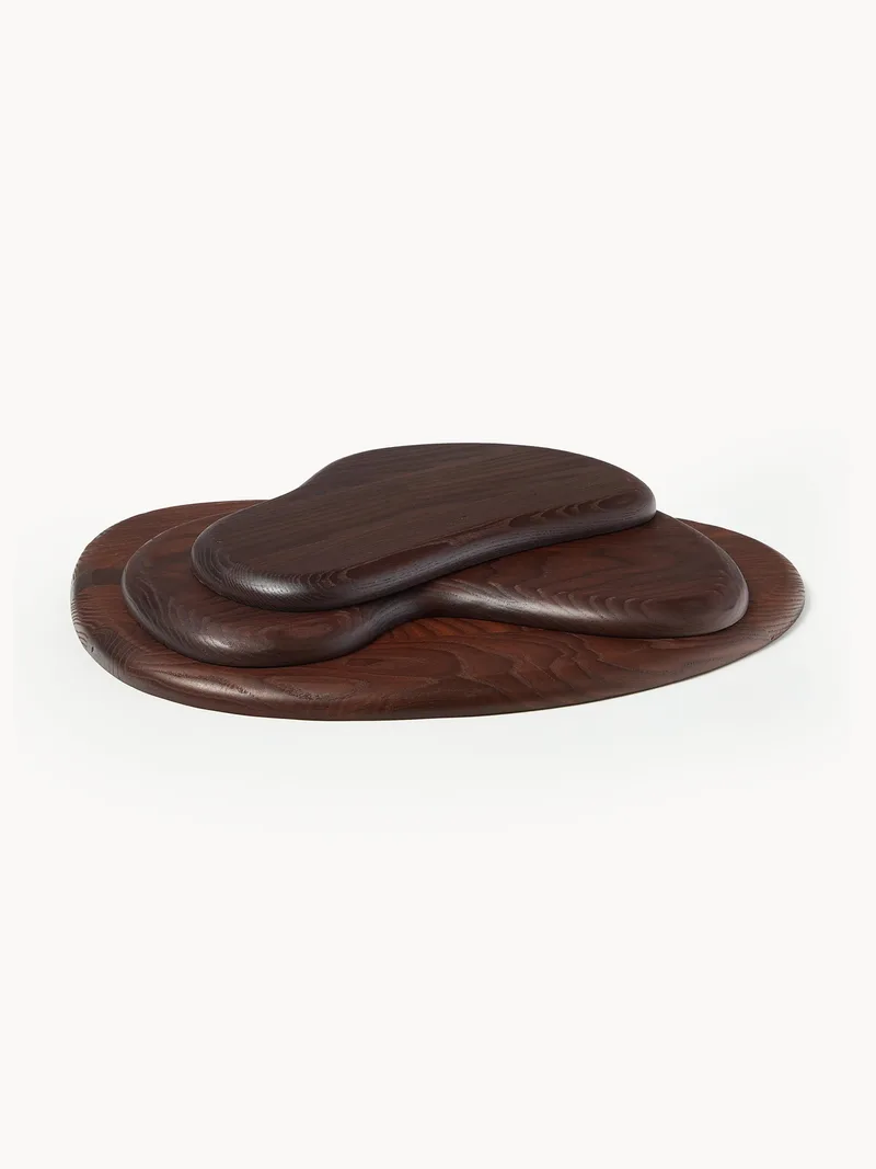 Snijplanken Cairn van essenhout, 3-delig de Ferm Living – photo du produit