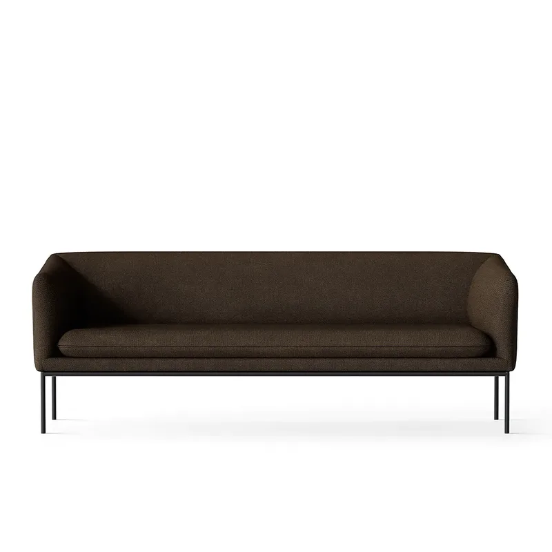 Sofa 3-Sitzer Turn Hallingdal Dark Brown von Ferm Living – Produktfoto