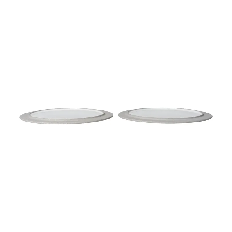 Sonae Teller 2er Pack Grey-white, Ø28 cm by Ferm Living – product photo