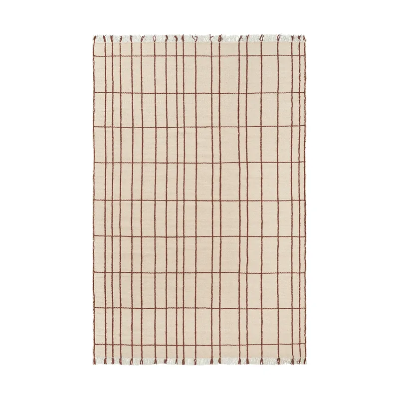 Späte Teppich Parchment-chestnut, 200x300 cm by Ferm Living – product photo