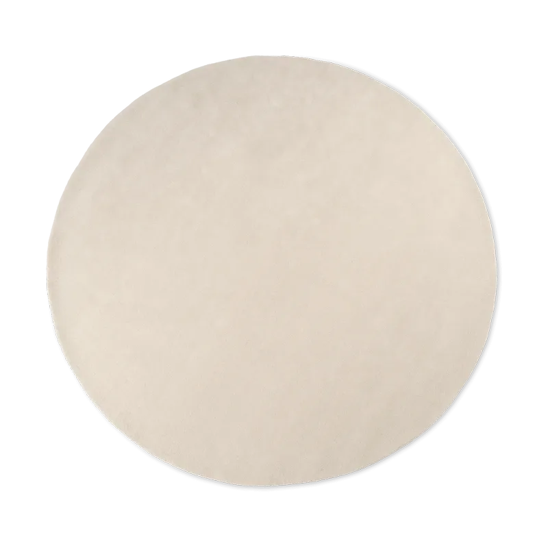 Stille getufteter Teppich runder Off-white Ø240 cm by Ferm Living – product photo