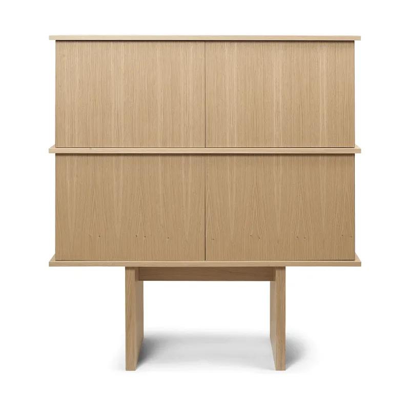 Stilt sideboard double 109x100 cm Natural oak de Ferm Living – photo du produit