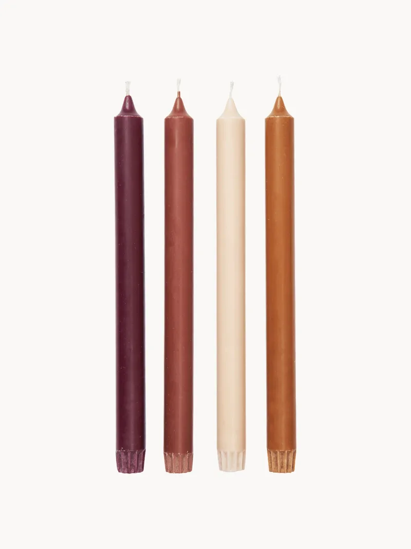 Stompkaarsen Pure, 4-delig von Ferm Living – Produktfoto