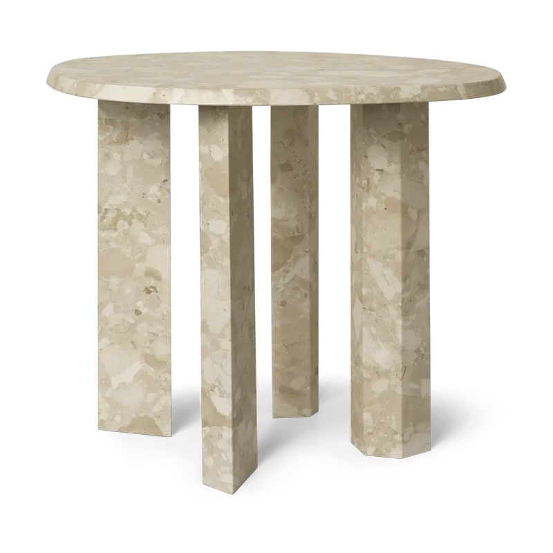 Taula Beistelltisch Ø54,4x45 cm Sand från Ferm Living – produktbild