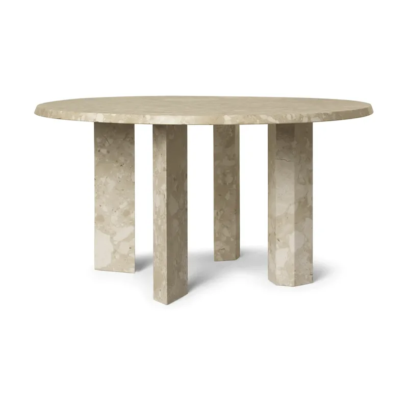 Taula Couchtisch Ø67x35 cm Sand von Ferm Living – Produktfoto