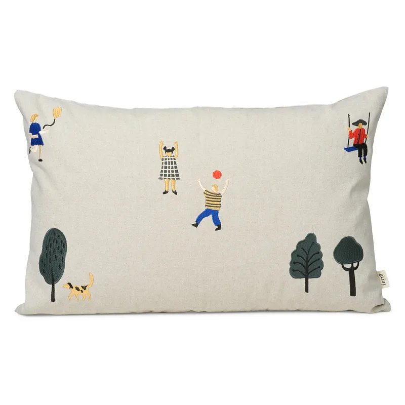 The Park Kissen 40 x 60cm Natural fra Ferm Living – produktbillede