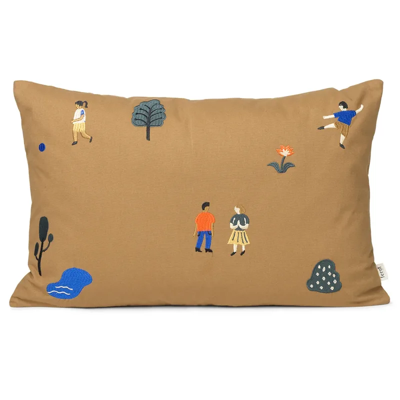 The Park Kissen 40 x 60cm Sugar kelp fra Ferm Living – produktbillede