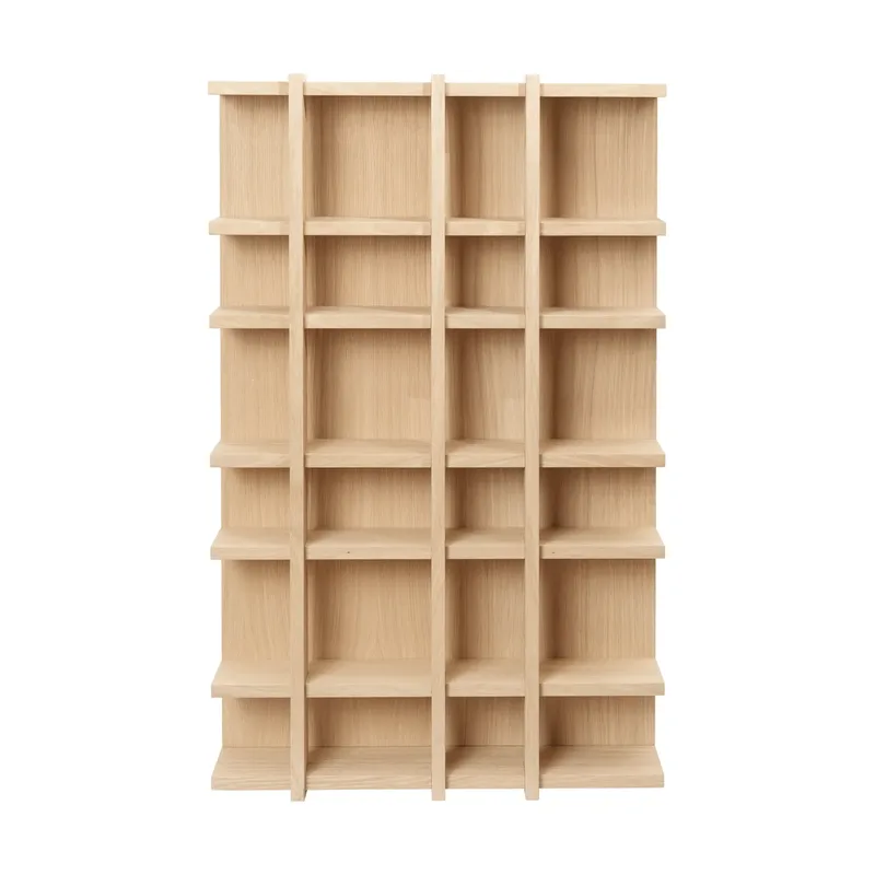 Tilem Bücherregal Eichenfurnier, 4x6 fra Ferm Living – produktbillede