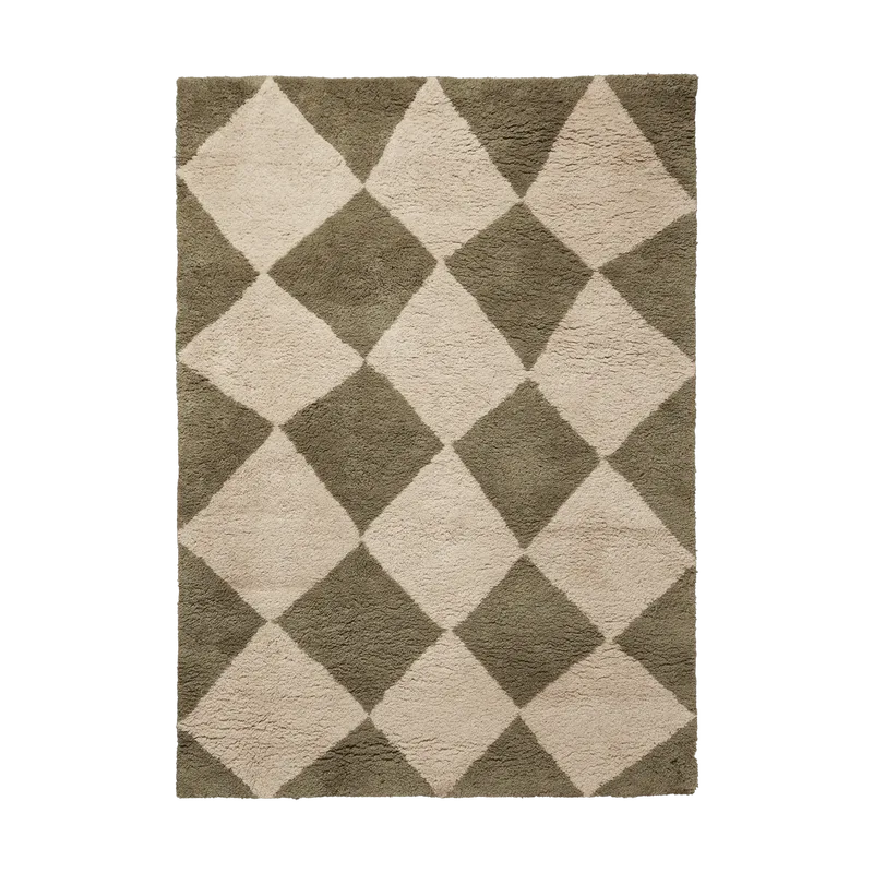 Tilt Teppich Elm green, 140x200 cm by Ferm Living – product photo