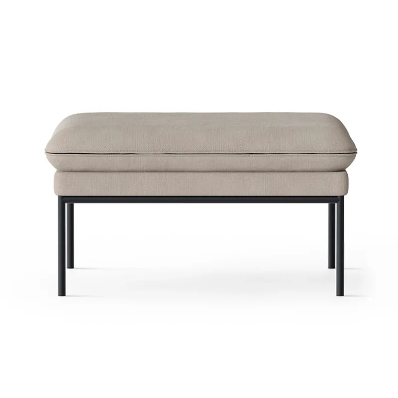 Turn pouf Sitzkissen Cotton linen natural från Ferm Living – produktbild
