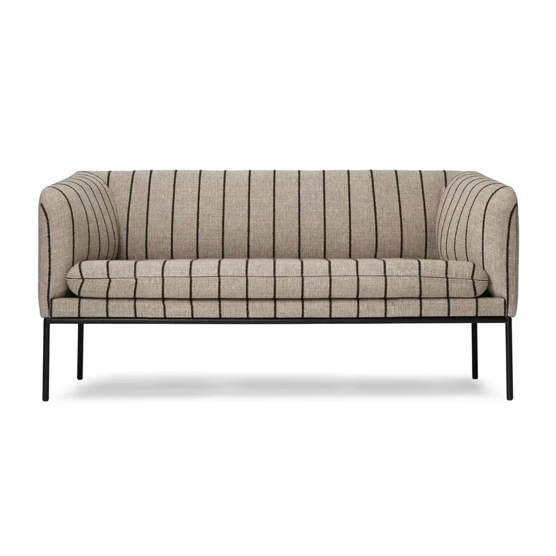 Turn Sofa 2-Sitzer Pasadena (gestreift) by Ferm Living – product photo