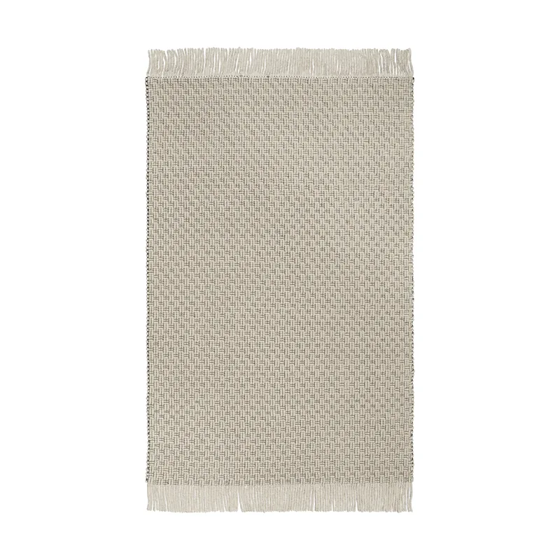 Udo Teppich Off-white-Schwarz, 200x300 cm by Ferm Living – product photo