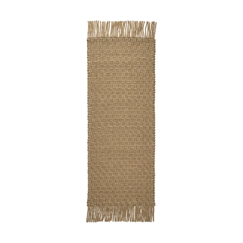 Udo Teppich Tan-black, 80x200 cm by Ferm Living – product photo