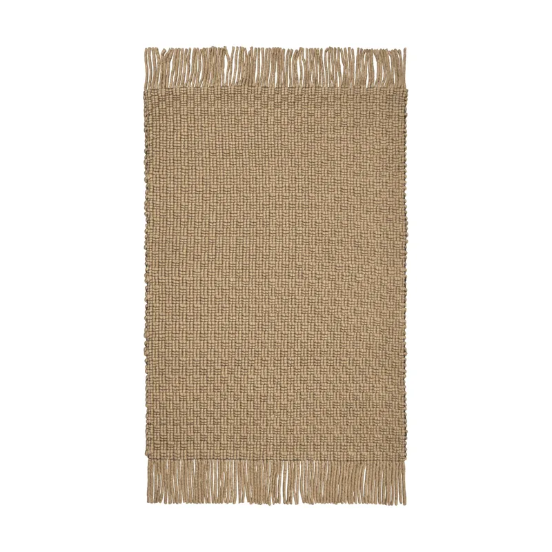 Udo Teppich Tan-Schwarz, 200x300 cm by Ferm Living – product photo