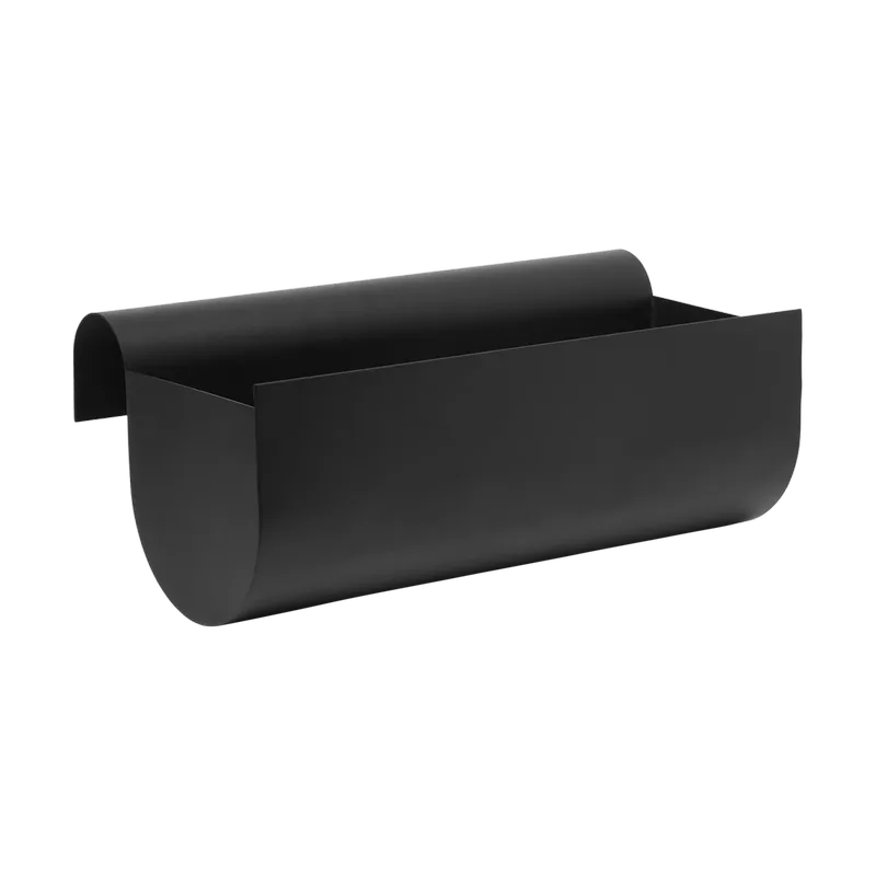 Uma Balkonblumenkasten medium 45 cm Black von Ferm Living – Produktfoto