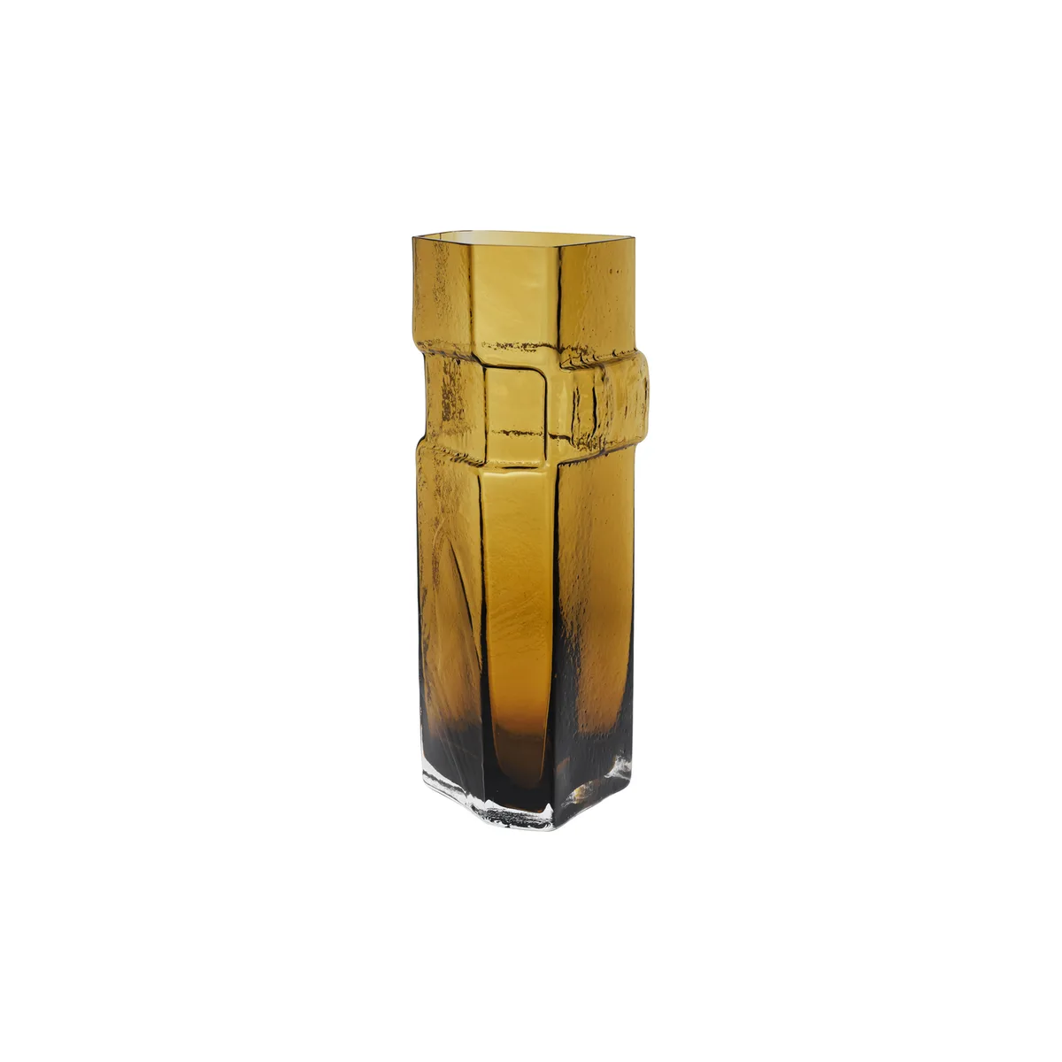 Vase Muro - Orange - Mundgeblasenes recyceltes Glas von Ferm Living – Produktfoto