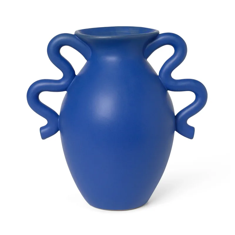 Verso Vase 27cm Bright Blue by Ferm Living – product photo