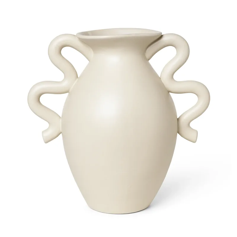 Verso Vase 27cm Cream van Ferm Living – productfoto