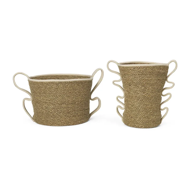 Verso Verwahrungskorb 2 Teile Off-white van Ferm Living – productfoto