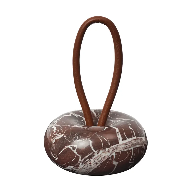 Wa Türstopper Rosso Levanto Marmor, Ø14 cm by Ferm Living – product photo
