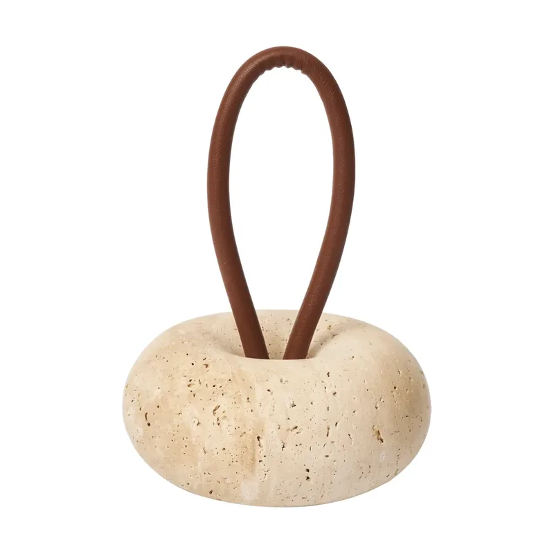 Wa Türstopper Travertin, Ø14 cm by Ferm Living – product photo
