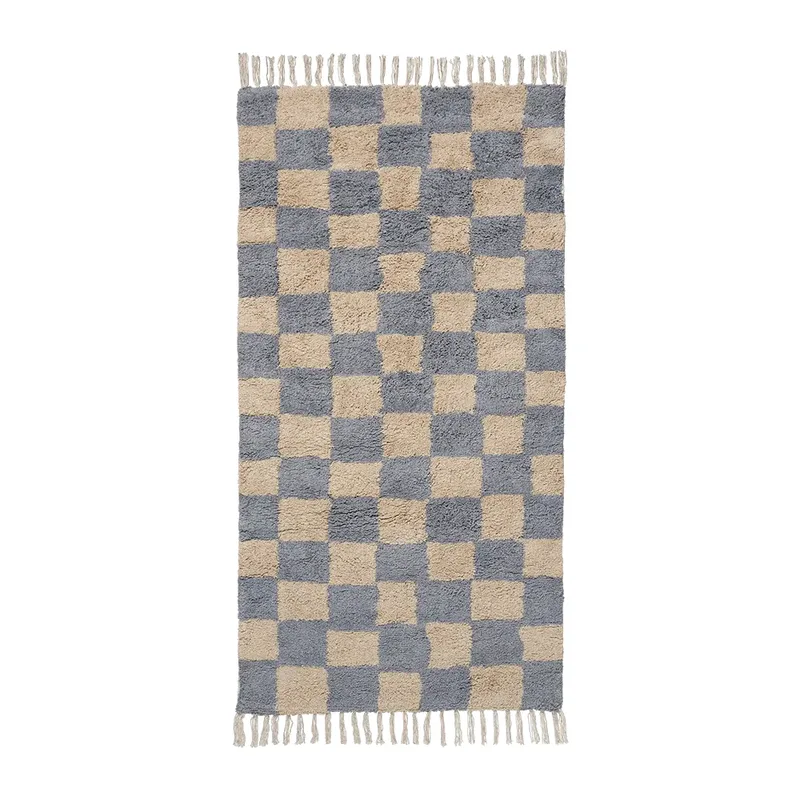 Waschbarer Teppich Mara Mist Blue van Ferm Living – productfoto