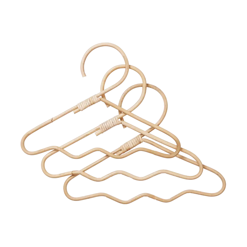Wavi Kleiderhaken 3er Pack Natural by Ferm Living – product photo