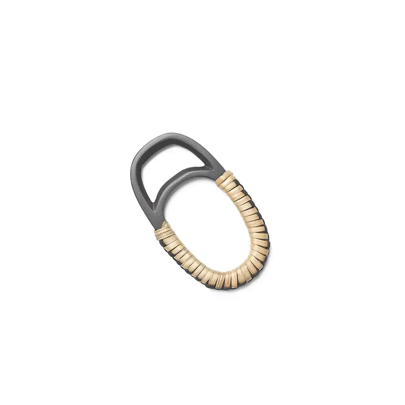 Weave Bottle Opener - Black Brass by Ferm Living – product photo