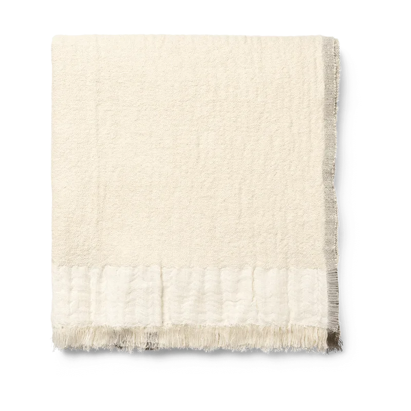 Weaver Plaid 120x170 cm Off-white van Ferm Living – productfoto