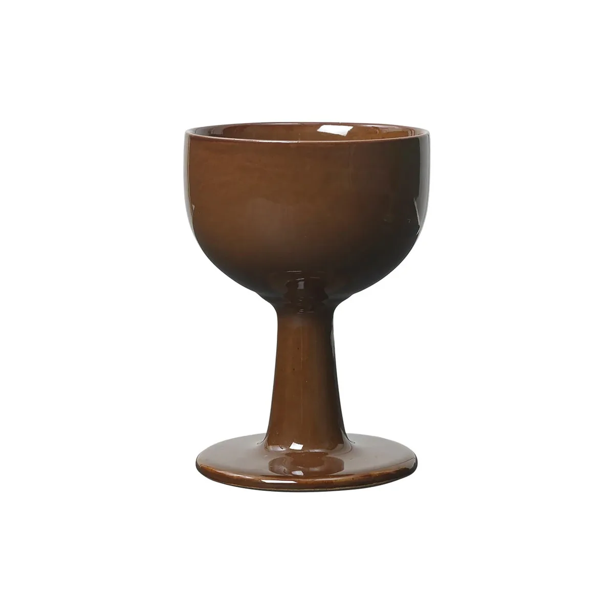 Weinglas Floccula - Braun - Sandstein - Designer Trine Andersen de Ferm Living – photo du produit
